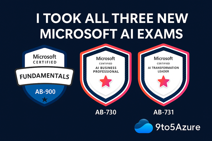 I Took All Three New Microsoft AI Exams - So You Know What To Expect